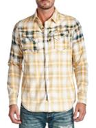 Cult Of Individuality Clint Plaid Cotton Casual Button-down Shirt