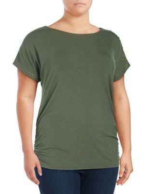 Context Plus Heat Organic Ruched Tee