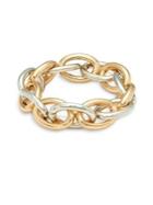 Design Lab Two-tone Stretch Chain Bracelet