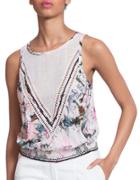 Plenty By Tracy Reese Floral-printed Sleeveless Top