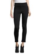 Ivanka Trump Solid Skinny-fit Cropped Jeans