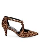 Bandolino Zeffer Leopard-print Kitten Pumps