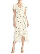 Rachel Rachel Roy Tallulah Printed Wrap Midi Dress