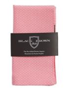 Black Brown Kenhill Dot Pre-folded Pocket Square