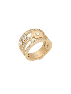 Michael Kors Flower Power Crystal Statement Ring