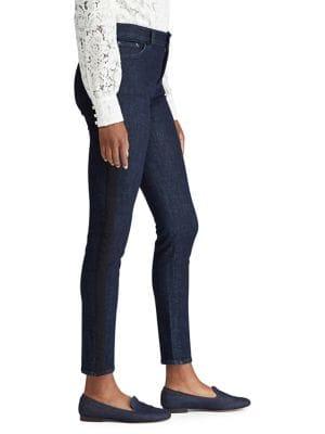 Lauren Ralph Lauren Striped Regal Skinny Jeans
