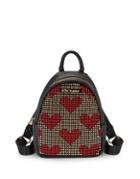 Betsey Johnson Heart Faux Leather Backpack
