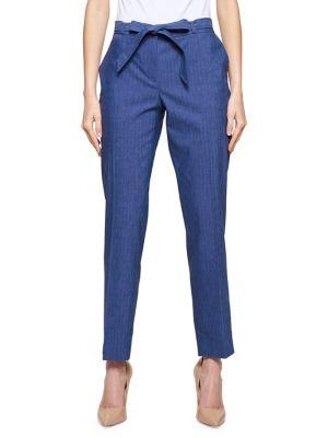 Tommy Hilfiger Tonal Striped Self-tie Pants