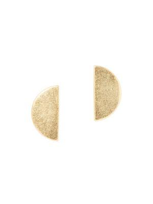 Sole Society 12k Goldtone Disc Stud Earrings