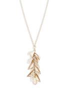 Nanette Lepore Leaf-accented Drop Necklace