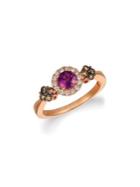 Le Vian Purple Garnet And 14k Strawberry Gold Ring