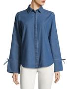The Fifth Label Long-sleeve Denim Blouse