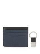 Calvin Klein Saffiano Leather Rfid Credit Card Wallet & Key Fob Set