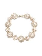 Marchesa Faux Pearl & Crystal Single Strand Bracelet