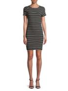 French Connection Striped Short-sleeve Dress