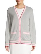 Dorothy Perkins Striped Trim V-neck Cardigan