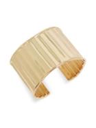 Robert Lee Morris Textured Goldtone Wide Cuff Bracelet