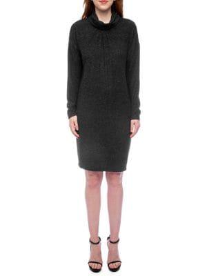 B Collection By Bobeau Siena Long-sleeve Cowlneck Dress