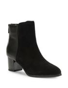 Bandolino Planta Leather And Suede Ankle Boots