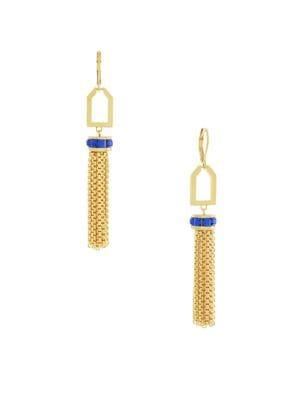 Cole Haan Crystal Tassel Earrings