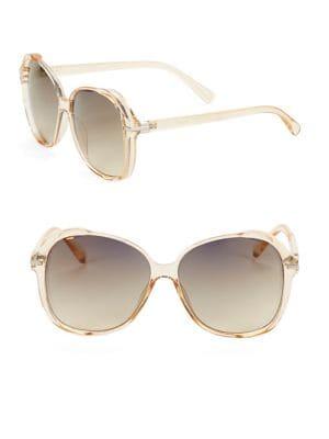 Jessica Simpson 60mm Round Sunglasses