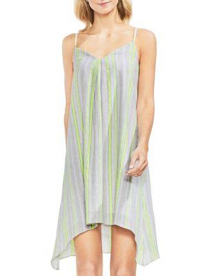 Vince Camuto Striped Sleeveless Shift Dress