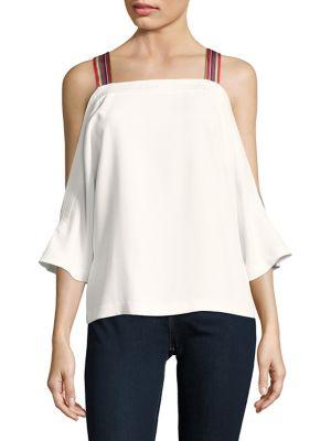 Trina Turk Baraboa Cold-shoulder Top