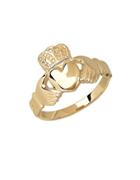 Lord & Taylor 14 Kt. Yellow Gold Claddagh Ring