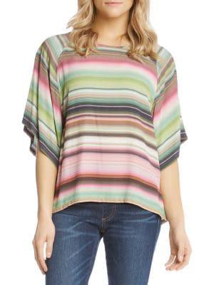 Karen Kane Striped-print Top