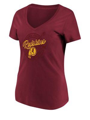 Majestic Washington Redskins Nfl Break Free Cotton Jersey Tee
