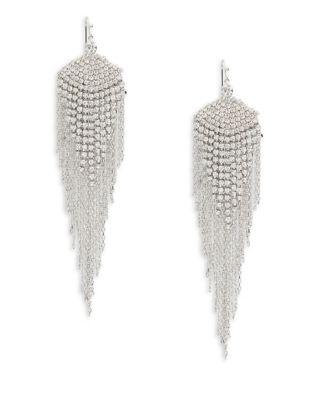 Design Lab Lord & Taylor Chained Tassel Drop Earrings