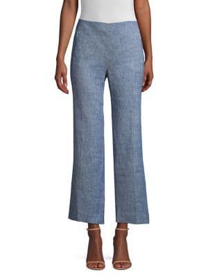 Elie Tahari Leena Cropped Melange Pants