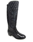 Adrienne Vittadini Keith Quilted Leather Mid-calf Boots