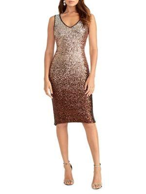 Rachel Rachel Roy Sequin-embellished Sheath Mini Dress