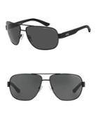 Armani Exchange 2012s 63mm Pilot Sunglasses