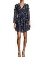 Laundry By Shelli Segal Floral Ruffle Dress