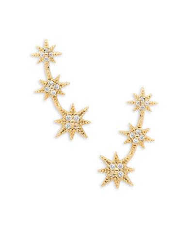 Tai Stone-accented Star Climber Earrings