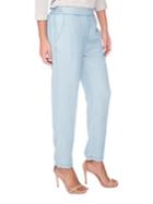 B Collection By Bobeau Chambray Elasticized Trousers