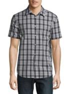 John Varvatos Star U.s.a. Mini Check Plaid Button-down Shirt