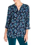 Olsen Floral-print Long-sleeve Top