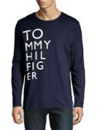 Tommy Hilfiger Logo Long-sleeve Cotton Tee