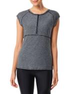 Speedo Heathered Stretch Rash Guard