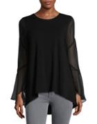 Vince Camuto Flared Sleeve Blouse