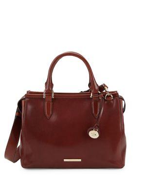 Brahmin Topsail Schooner Leather Satchel