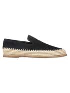 Vince Jalen Suede & Raffia Loafers