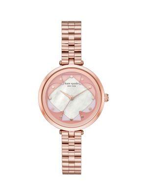 Kate Spade New York Holland Rose Goldtone Stainless Steel Bracelet Watch