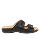 Trotters Vale Double-strap Leather Slides
