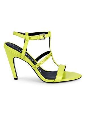 Calvin Klein Gemma Neon Strappy Sandals