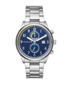 Michael Kors Saunder Stainless Steel Chronograph Bracelet Watch