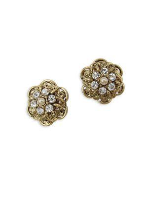 Belle By Badgley Mischka Fairytale Stud Earrings